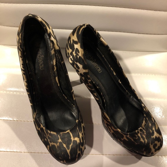 LE CHATEAU cheetah heels! - Picture 5 of 6
